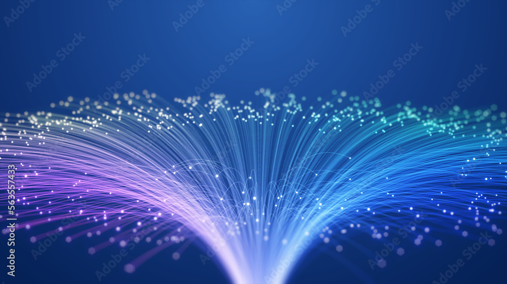 Poster abstract technology big data background concept. artificial intelligence tech. big data and cybersec
