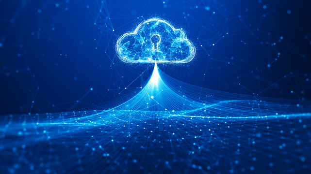 Cloud computing, Cloud Computing Concept, Cloud computing technology internet and Big data network connectivity of digital data. Hi-speed internet of things big data concept.