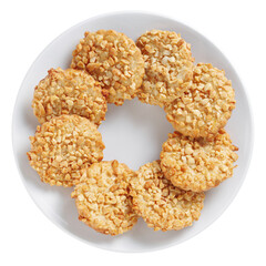 Biscuits with peanuts