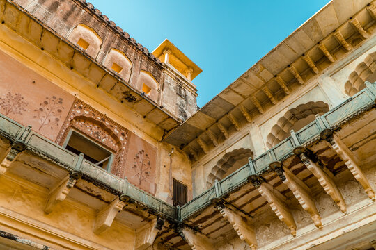 Incredible details inside Amber Palace, Jaipur, India