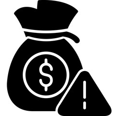 Money Bag Alert Icon