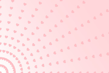 Vector illustration heart pattern lover pink background,Striped heart shape pattern abstract