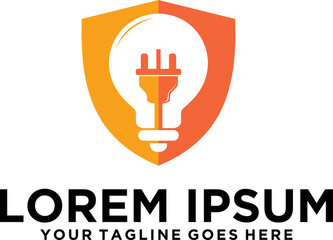 Shield Electronic Solution bulb logo