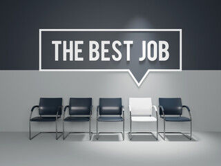 The best job text word, we are hiring, join our team - waiting interview room, apply now	