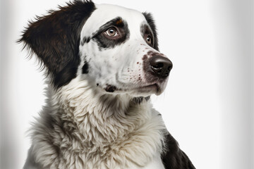 portrait of a cute dog generated using AI