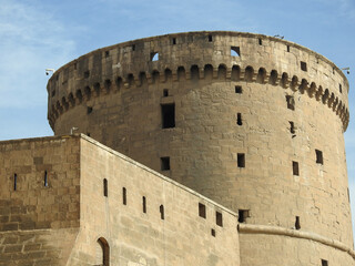 The Citadel of Cairo or Citadel of Saladin, a medieval Islamic-era fortification in Cairo, Egypt,...