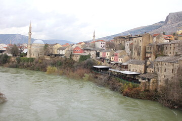 Old town of Mostar in Bosnia and Herzegovina