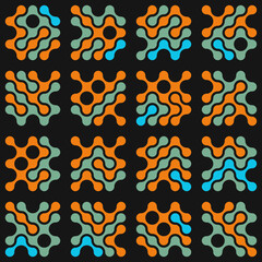 Asemic Glyph writing hieroglyph imitation abstract illustration