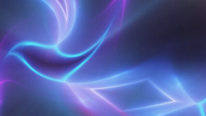 Fototapeta premium background neon line wave illustration