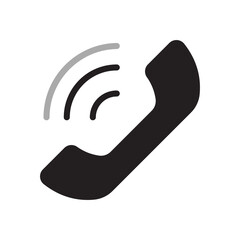 Professional telephone icon, telephone icon png black and vector 