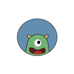 cute monster vector illustration image
