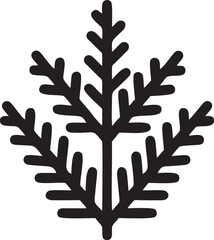 tree icon symbol image vector, illustration of the tree botany in black image
