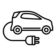 Fototapeta premium Electric Car
