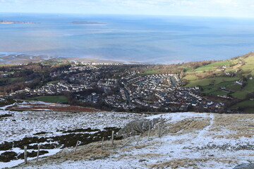 Snowdonia carneddau drum foel fras winter