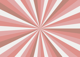 シンプルな集中線（ピンク）