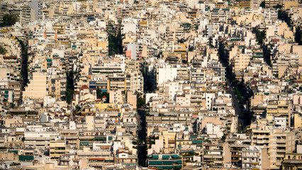 The Urban sprawl of Athens