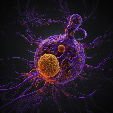 Pankreaskrebs, Krebs im Körper, Krebszellen, Tumore, Medizinsch, 3d, CGI,  3D Ansicht eines Tumors, X-Ray, Pankreas