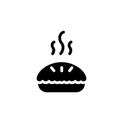 pie vector icon solid style. perfect use for logo, presentation, application, website, and more. icon design glyph style