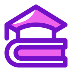 Education Pink Style Icon  vector design and illustration template