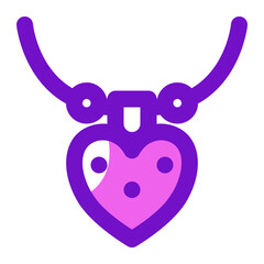 Pendant Pink Style Icon  vector design and illustration template