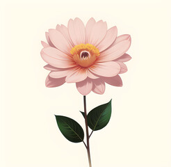 Floral Illustration Flower bouquet arrangement isolated clip art generative AI