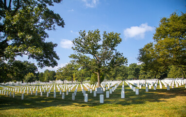 Fototapeta na wymiar Arlington National Cemetery, Washington, USA