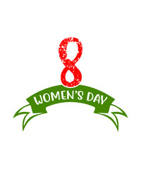 8 women's day SVG