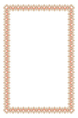 Border art unique and abstract design