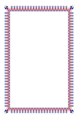 Border art unique and abstract design