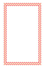 Border art unique and abstract design