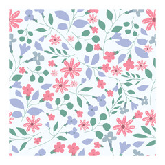cute seamless floral pattern
