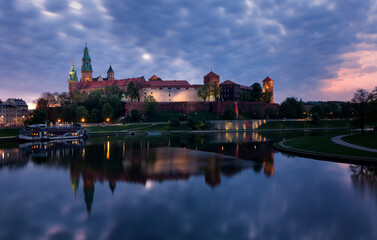 Obraz premium Wawel castle in krakow country