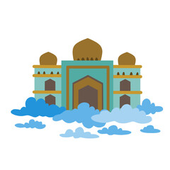 vector illustration of a mosque