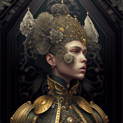 Ornate Hermitpunk Lady - Punk Illustration