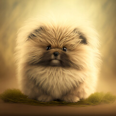 Obraz premium Soft Adorable Animal - Dog Illustration