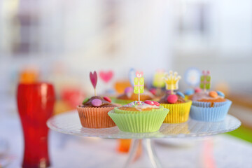 Muffin, FUJIFILM, GFX 100S, Kuchen, cup cake, dessert, Feier, Geburtstag, Kindergeburtstag, süss,...