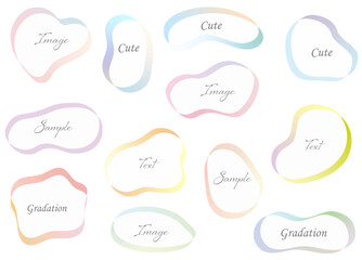 北欧, フレーム, ビジネス, 吹き出し, 水彩, 背景, テンプレート, グラデーション, かわいい, カラフル, リボン, パステル, ナチュラル, ふきだし, 手書き, アブストラクト, バックグラウンド, 手描き, 飾り罫, せりふ, ベクター, ハート, アイコン