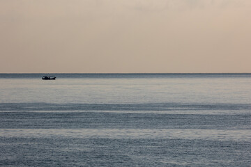 boat on the sea