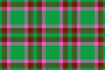 Texture check textile. Vector fabric pattern. Plaid tartan seamless background.