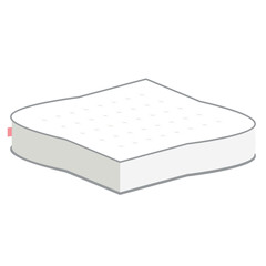 Luxury Mattress Realistic Aesthetic Style

