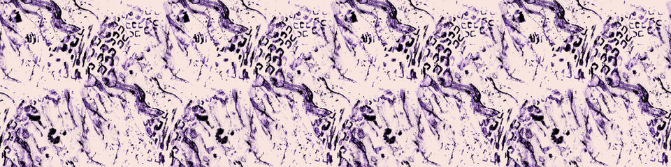 African Print Wallpapers. Black African Animal Set. White Leopard Pattern Realistic. Watercolor Hand Drawn. Seamless Swimwear. Violet Tiger Stripe.