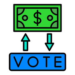 Corruption Filled Line Icon