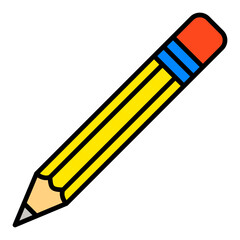 Pencil Filled Line Icon
