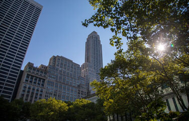 Obraz premium landmarks in summer Ney York, NY, USA