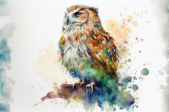  Eule Aquarell Bilder – Durchsuchen 1,737 Archivfotos, Vektorgrafiken Bildidee 