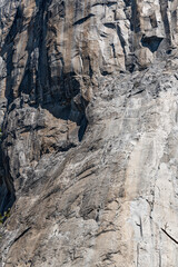 Fototapeta na wymiar El Capitan (Yosemite National Park) close-up shot