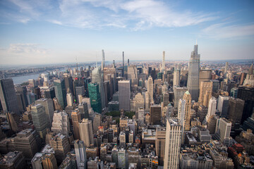 Fototapeta na wymiar Skyline Ney York in Summer, NY, USA
