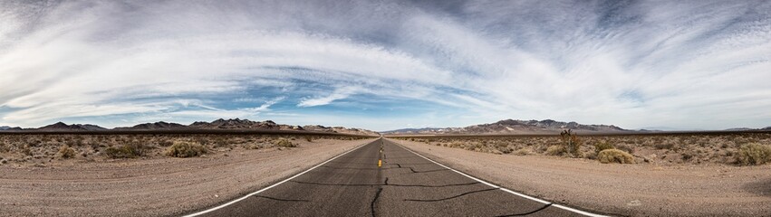 Street in Death Valley NP