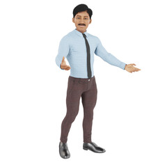 Indian Employee 3D