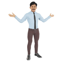 Indian Employee 3D